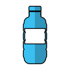 bottle drink silhouette isolated icon vector illustration design