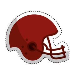 american football helmet icon vector illustration design