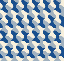 Modern vector illustration of repeating geometric ornament.