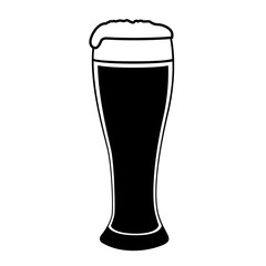 Isolated beer icon
