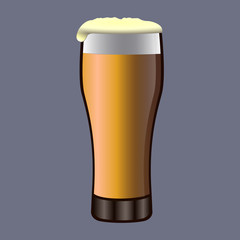 Isolated beer icon