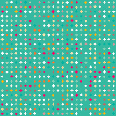 Small ditsy pattern with diamond shapes