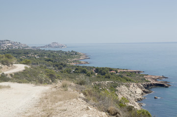 The coast of Pe&ntilde;&iacute;scola in the Province of Castell&oacute;n