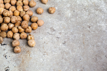 Macro shot of soybeans