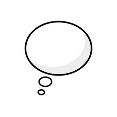 Bubble chat speakbox icon vector illustration graphic design