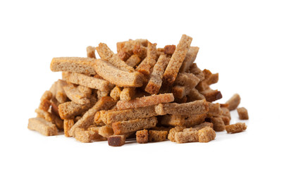 crumbs of bread croutons