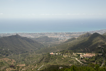 Natural park of the desert of the palms in Castellon