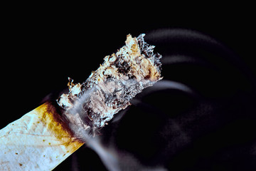 Close up of marijuana cigarette