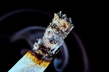 Close up of marijuana cigarette