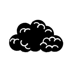 cloud weather symbol icon vector illustration graphic design