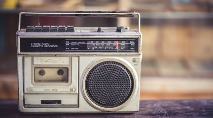 Fototapeta premium Antique radio collection
