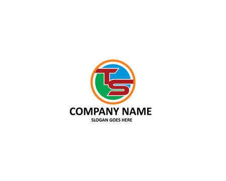 TS Letter Circle Logo