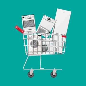 Household devices in shopping cart