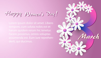 Postcard to the International Women's Day