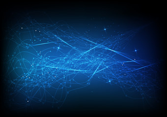 vector background abstract technology communication data Science