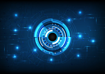 vector background abstract technology communication data Science