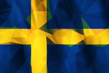 Log Poly Sweden flag 
