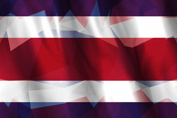 Low Poly Thailand Flag