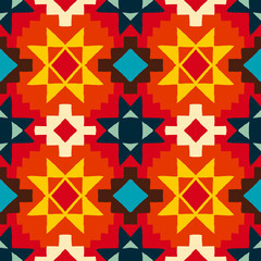 Native american geometric pattern