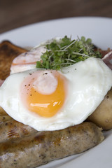 Scottish Breakfast in Cafe, Edinburgh