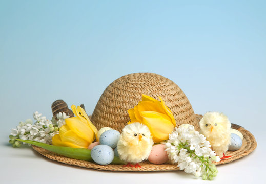 Easter eggs hat