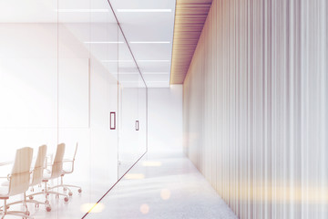 Corridor of a firm, toned