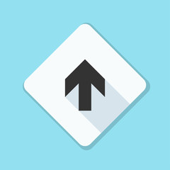 Ahead Up Arrow sign illustration
