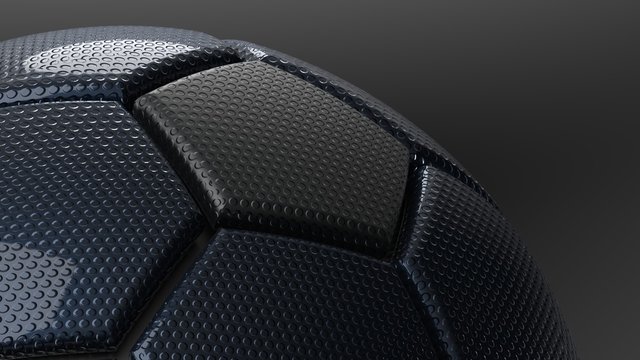 Soccer ball. 3D illustration. 3D CG. High resolution.