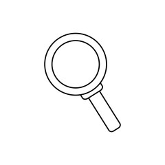 Lupe magnifying glass icon vector illustration graphic design
