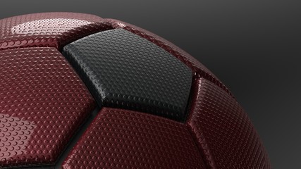 Soccer ball. 3D illustration. 3D CG. High resolution.