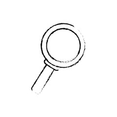 Lupe magnifying glass icon vector illustration graphic design