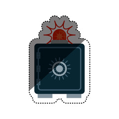 Strongbox safety symbol icon vector illustration graphic design