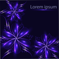 Abstract floral background