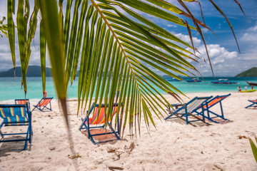 Beautiful beach landscape