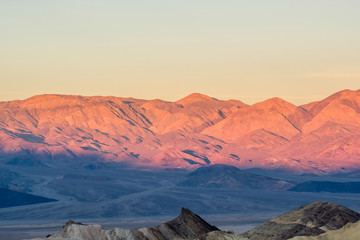 Fototapeta na wymiar Death Valley National Park - Zabriskie Point at sunrise