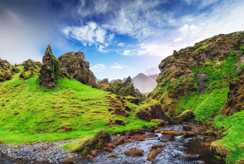 Scenic views Iceland.