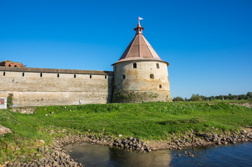 Fototapeta na wymiar View of Oreshek fortress