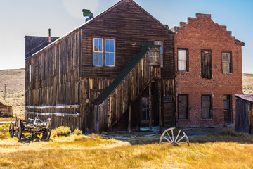 Back of Ghost Town Buildings
