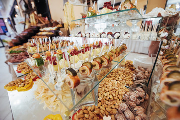 sweet buffet table