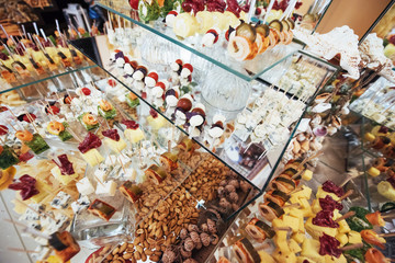 sweet buffet table