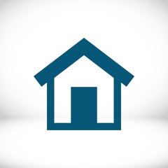 home icon stock vector illustration flat design