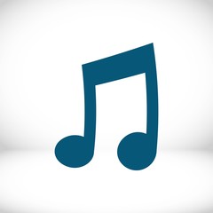 music icon stock vector illustration flat design