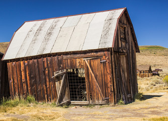 Leaning Building in California Ghost Town