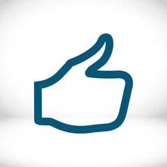 stock vector thumbs up icon vector like icon social network vector icon for app web site etc