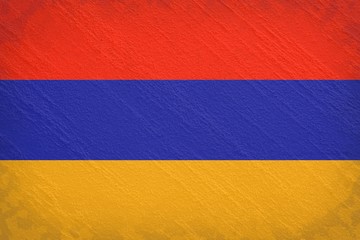 Grunge Armenia flag texture