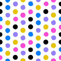 colorful polka dots