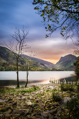 Buttermere in the District Lake amazing landscape