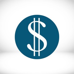 money icon stock vector illustration flat design