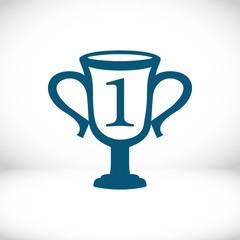 champions cup icon stock vector illustration flat design