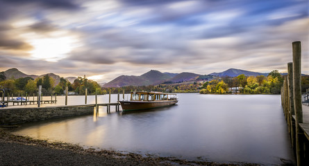 Obraz premium Derwent water in the District Lake, amazing landscape